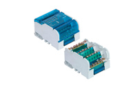 Blok rozdzielczy modułowy 7-zaciskowy 4P 100A 500V Pawbol E.4076
