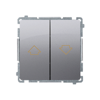 Przycisk żaluzjowy stal inox Basic BMZ1.01/21 Kontakt-Simon