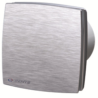 Wentylator łazienkowy fi 125 230V 16W 167m3/h 34dB standard szczotkowane aluminium Vents 125LDAMET