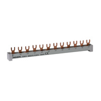 Szyna łączeniowa widełkowa 1-fazowy 10mm 63A 12-modułów 103802 NOARK