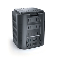 Kompostownik na odpady zielone czarny 320L CompoGreen IKST320C-S411