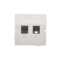 Gniazdo komputer + telefon białe biały Basic BMF5T.02/11 Kontakt-Simon
