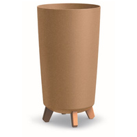 Doniczka na nóżkach naturo Gracia Tubus Slim Eco Wood DGTL240W-4665W