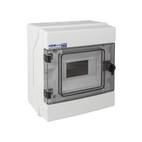 Rozdzielnia natynkowa hermetyczna modułowa 1 x 8-mod IP65 RH 36.8 