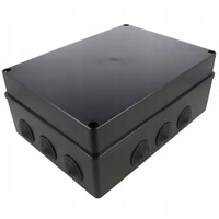 Puszka natynkowa hermetyczna czarna IP65 300 x 220 x 120mm Pawbol S-BOX 516CZ