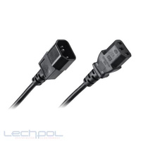 Kabel zasilający do komputera przedłużacz 1,5m OMY 3x1 Lechpol KPO2770