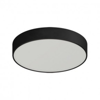 Plafon okrągły czarny TOTEM LED C 24W 1780lm 4000K IP20 03927 Strühm