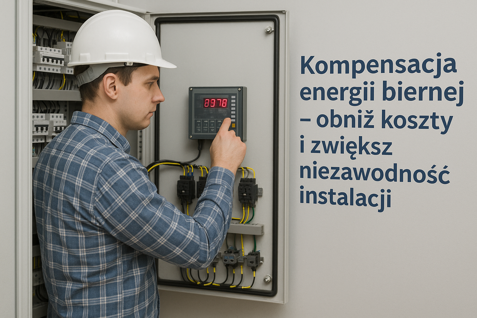 Kompensacja energii biernej – obniż koszty i zwiększ niezawodność instalacji