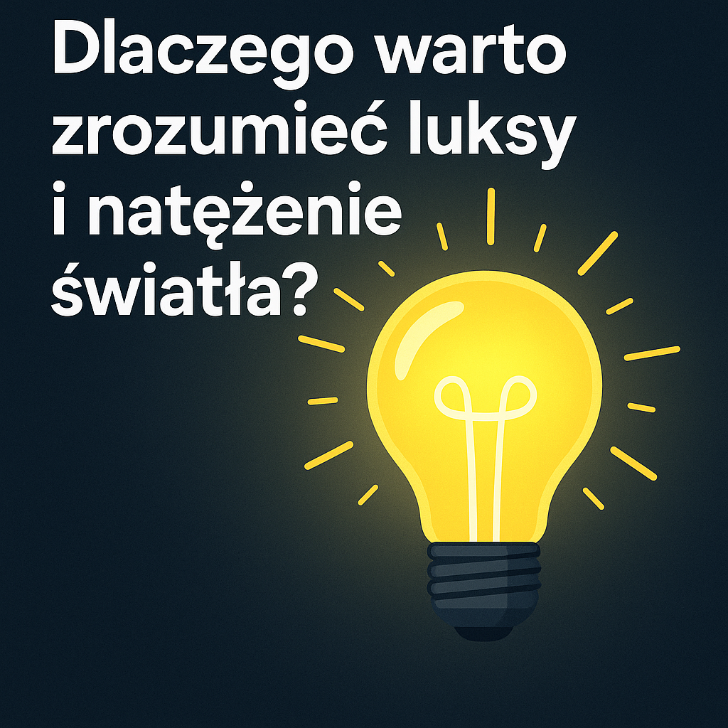 Jednostka natężenia oświetlenia: co to jest lux i jak dobrać właściwe światło?