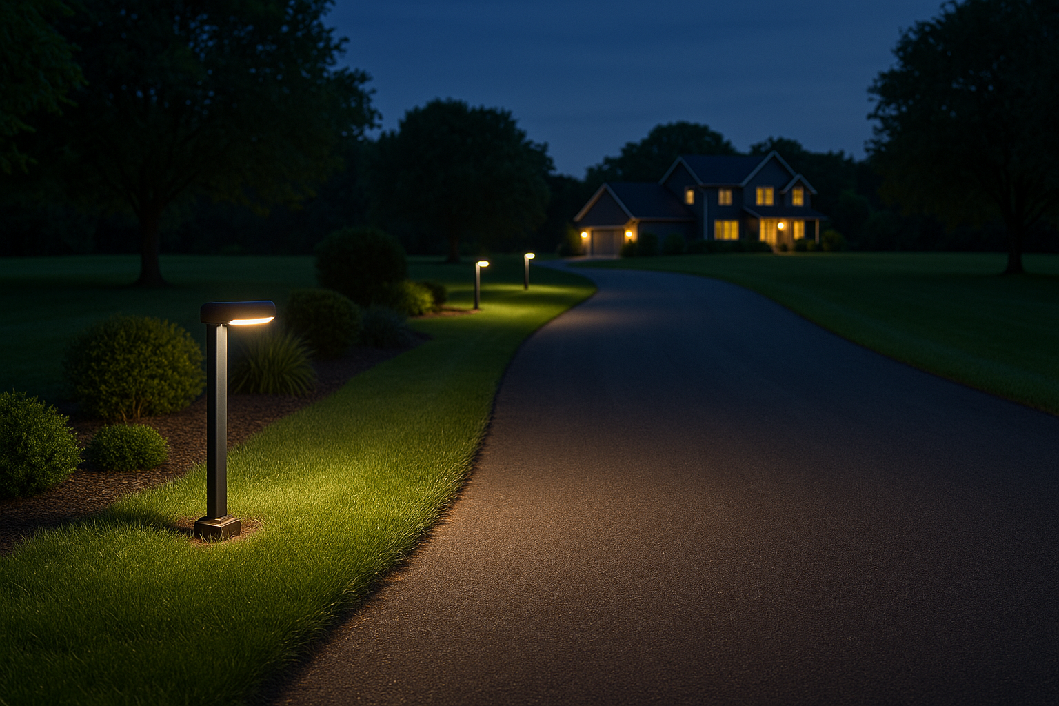 Lampy solarne LED – jak wybrać model do ogrodu, ścieżki i parkingu? | EL-Maro