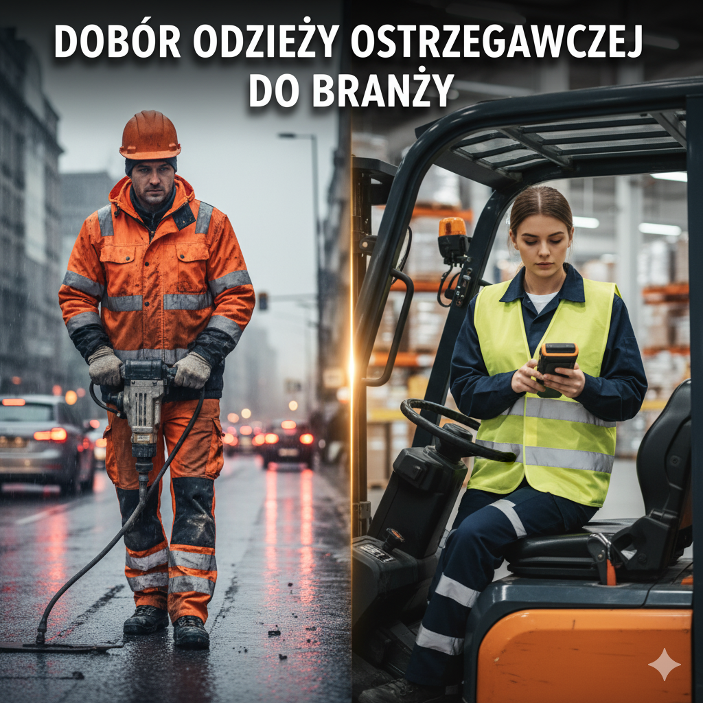 Dobór odzieży ostrzegawczej do branży