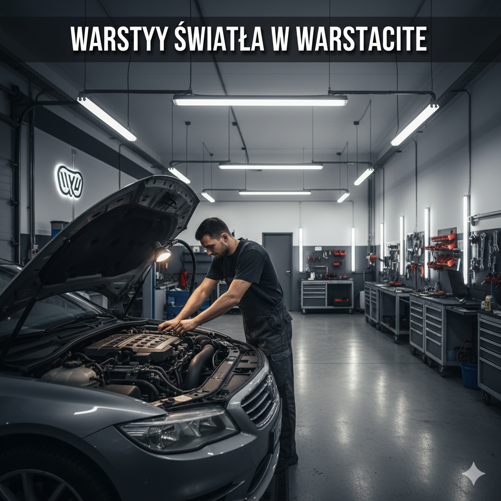 Warstwy światła w warsztacie