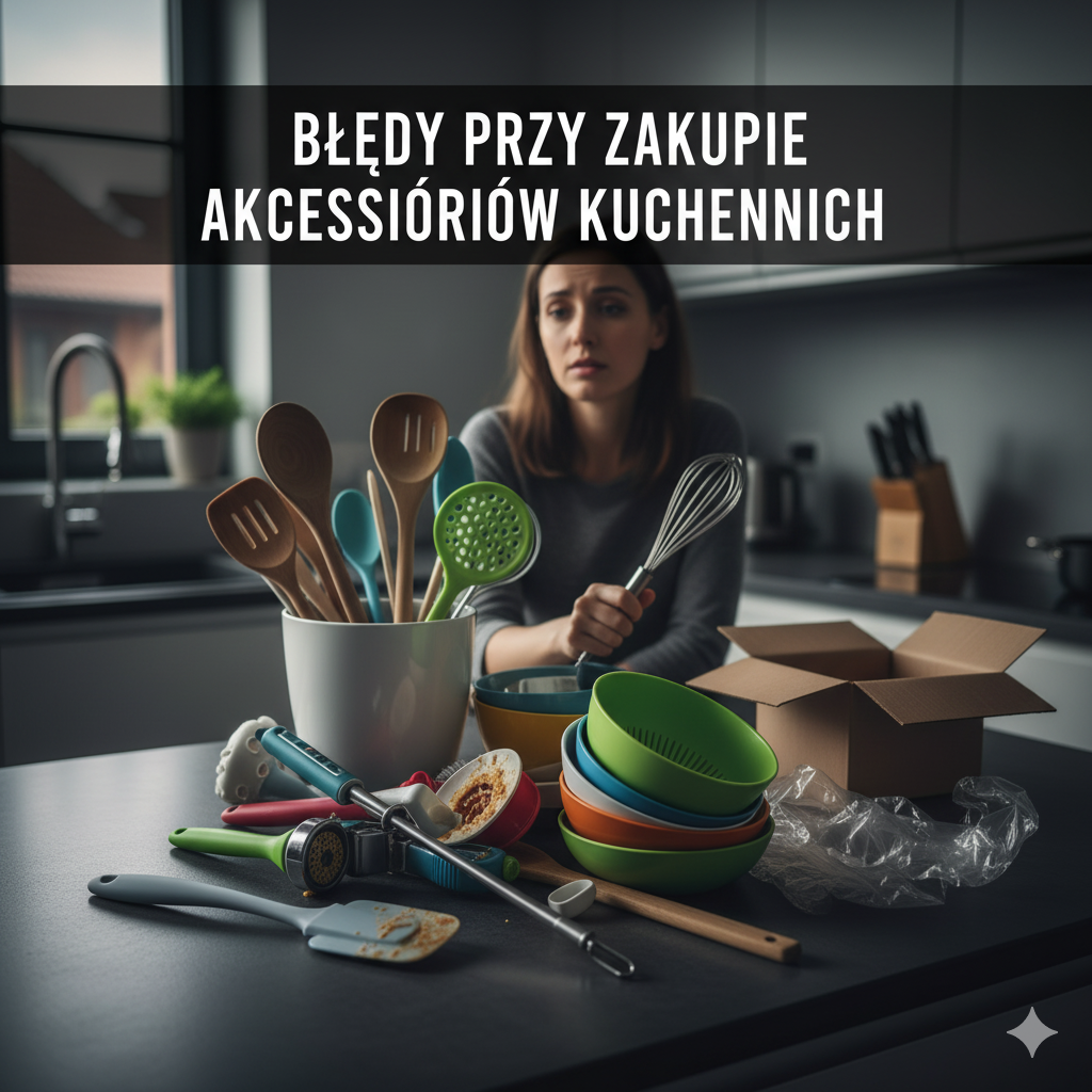 Najczęstsze błędy przy zakupie akcesoriów kuchennych