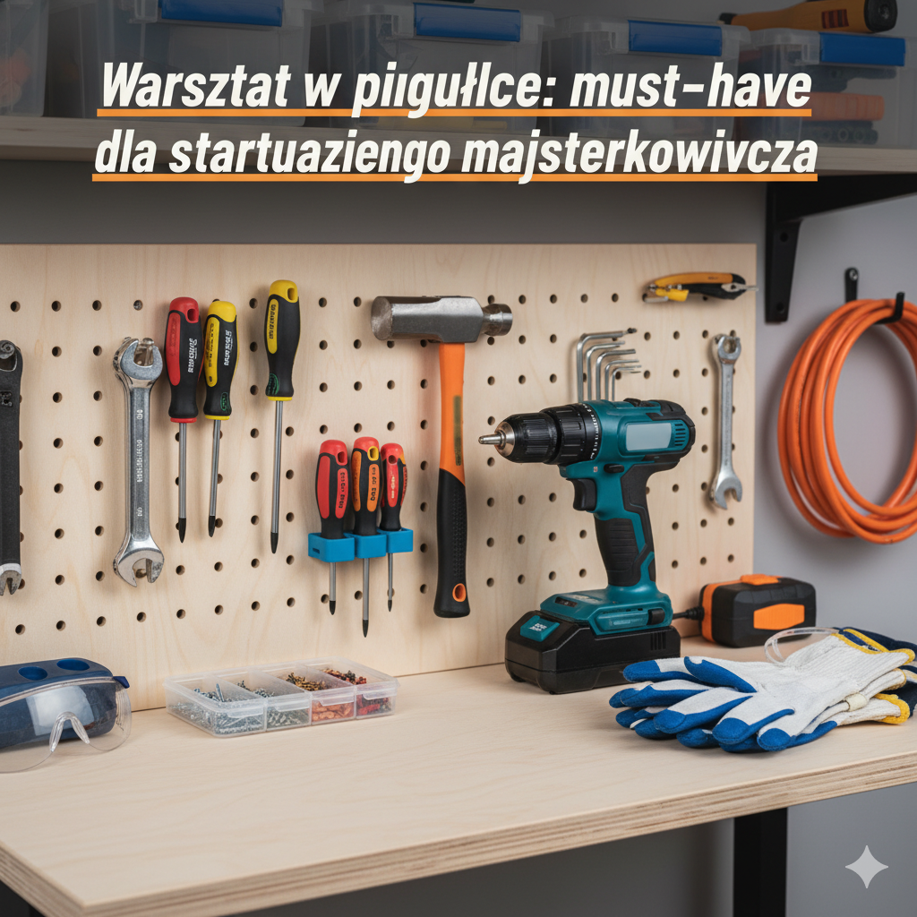 Warsztat w pigułce: must-have dla startującego majsterkowicza