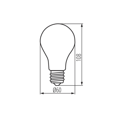 Żarówka XLEDIM 11W 1521lm 4000K E27 A60 Kanlux 37241