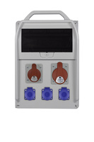 Rozdzielnia budowlana 11-mod 1x16A/5B 1X32A/5B 3x230V R-BOX Pawbol B.18.382-1