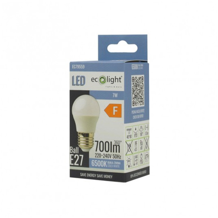 Żarówka LED GOLF 7W 700lm 6500K E27 Eco Light EC79559