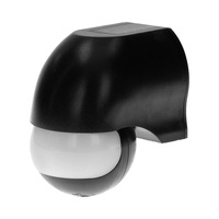 Czujnik ruchu czarny regulacja pionowa i pozioma 1200W 180st IP44 Orno OR-CR-204/B