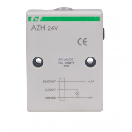 Automat zmierzchowy 24V 2-1000lx obudowa IP65 F&F AZH-24V