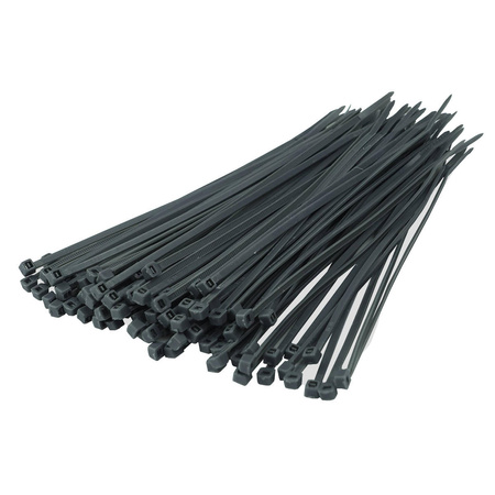 Opaski zaciskowe trytytki 4,3mm x 400mm czarny mocne miękkie CT4,3X400B