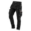 Spodnie robocze 5-kieszeniowe DENIM czarne rozmiar XS NEO 81-233-XS