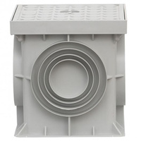 Studzienka probiercza gruntowa szara 200mm x 200mm x 200mm F-elektro F8.0008