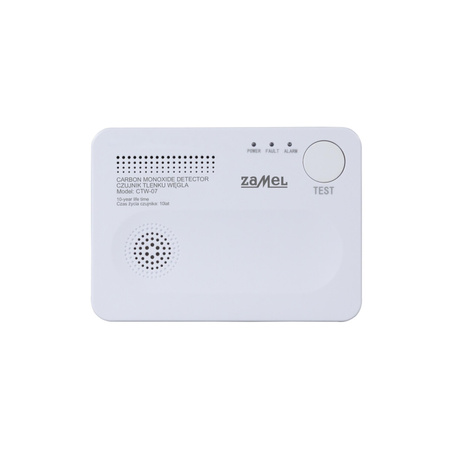 Czujnik tlenku węgla bateryjny CTW-07 Zamel GAR10000072