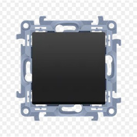 Łącznik pojedynczy czarny mat Simon 10 CW1.01/49