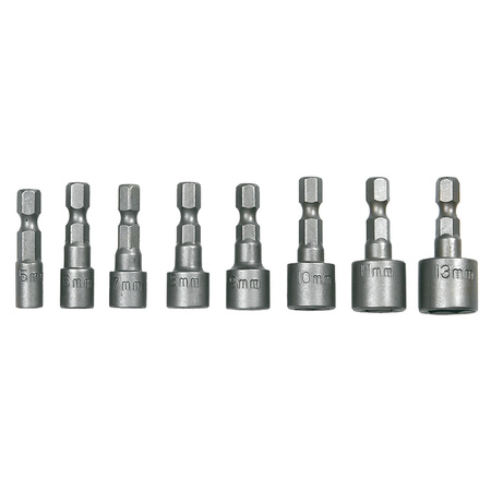Nasadki wkrętakowe 1/4" zestaw 8 szt.