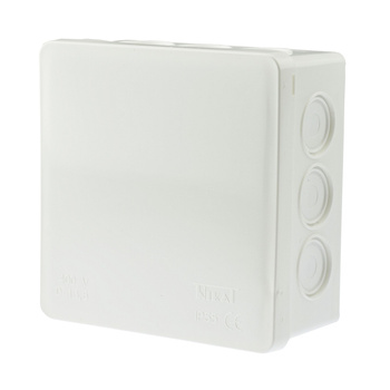 Puszka natynkowa hermetyczna biała IP44 86x86x40 VIPLAST 00351