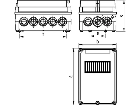 Skrzynka zabezpieczeniowa SW-K-5I Tarel