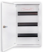 Rozdzielnia modułowa natynkowa biała 3 x 12-mod Kubiak RZ 6NN