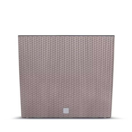 Doniczka z wkładem mocca wzór ratanu RATO CASE DFC600T-S433