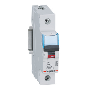 Wyłącznik nadprądowy 1P C 16A TX3 Legrand 403434