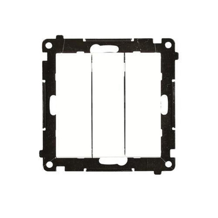 Przycisk potrójny biały mat Simon 55 TP31.01/111 Kontakt-Simion