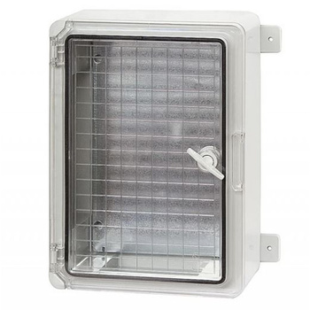 Szafa z tworzywa ABS IP65 szara 500 x 700 x 250 drzwi przeźroczyste F1.0132 F-elektro