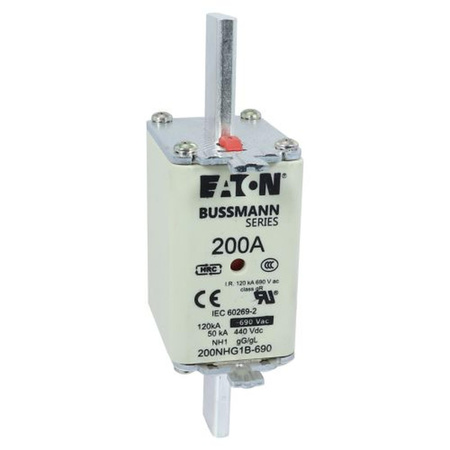 Wkładka bezpiecznikowa NH1 200A gG Eaton 200NHG1B