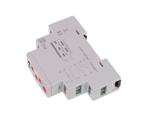 Przekaźnik czasowy opóźnione załączenie/wyłączenie - cykliczne 2P 8A 0,1sek-576h 230V AC F&F PCU-507