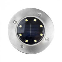 Ogrodowa solarna LED czarna SLO-2 6500K IP44 EC20768