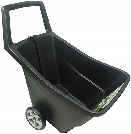 Taczka ogrodowa dwukołowa czarna 95 L Load&Go III IWO95C-S411