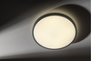 Plafon okrągły srebrny ATOL LED 32W 2560lm 3000K 400mm 240V IP54 GTV LD-ATOL32W-WW-02