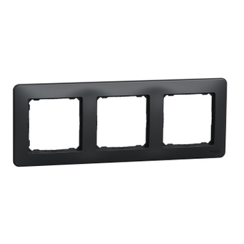 Ramka 3-krotna czarny antracyt Sedna Design SDD314803 Schneider
