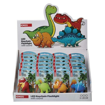 Brelok LED dinozaury na baterie P4711 EMOS