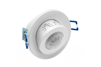 Czujnik ruchu biały zasięg 8m CR-15 800W 240V 360st IP20 GTV CR-CR15000-00