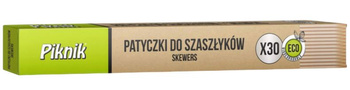 Patyczki do szaszłyków pudełko 30szt Kuchcik 4104