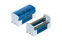 Blok rozdzielczy 2-polowa 15-zacisków 125A Pawbol E.4075