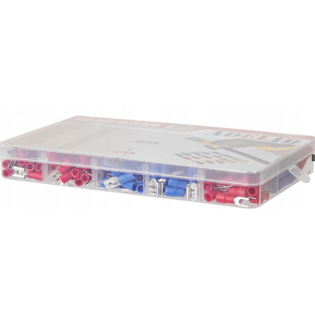 Zestaw konektorków samochodowych izolowanych 300szt KIZ-MIX-BOX300