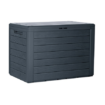 Skrzynia ogrodowa antracyt 280 l WOODEBOX MBWL280-S433
