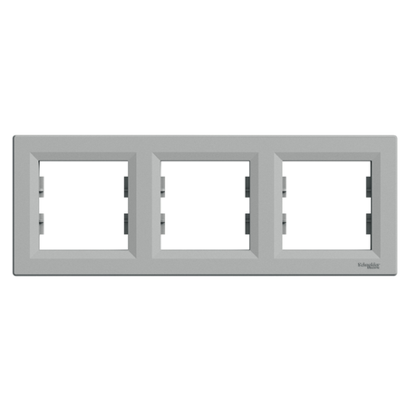Ramka 3-krotna aluminium Asfora EPH5800361 Schneider