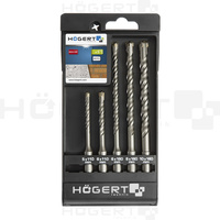 Zestaw wierteł do betonu SDS PLUS 5 szt. Hogert HT6D370